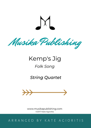 Book cover for Kemp's Jig - String Quartet