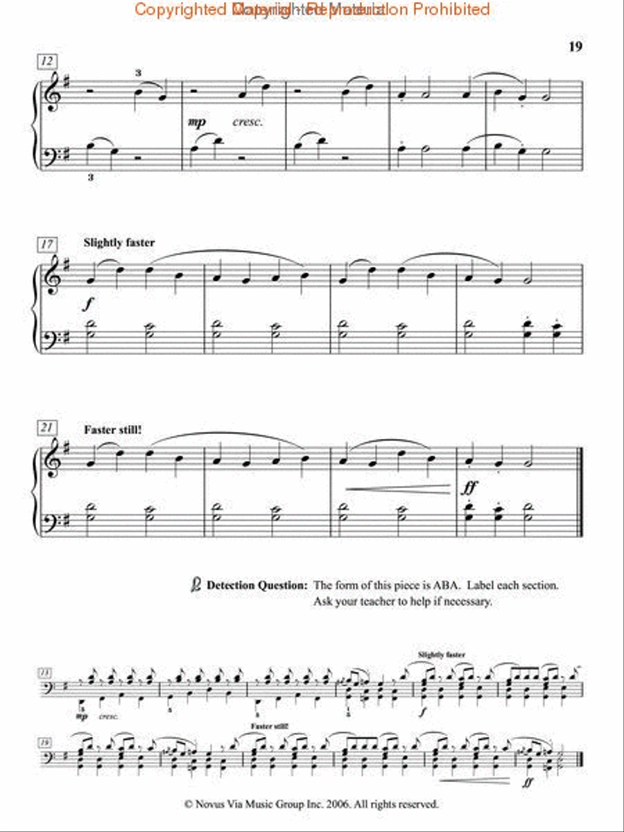 American Popular Piano Repertoire - Level 1 (Book/CD) Piano Method scores gallery preview page 6