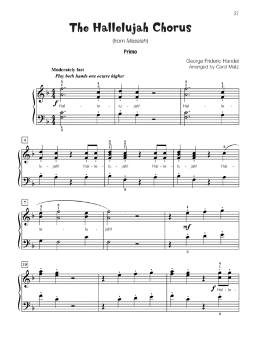 Famous & Fun Christmas Duets, Book 4 Small Ensemble scores gallery preview page 6