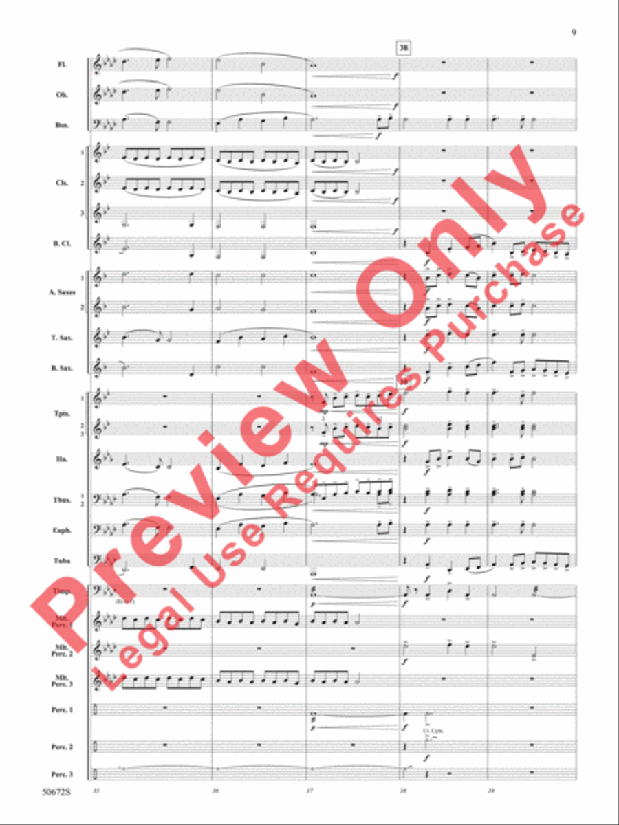 Ascension Ascension Concert Band scores gallery preview page 10