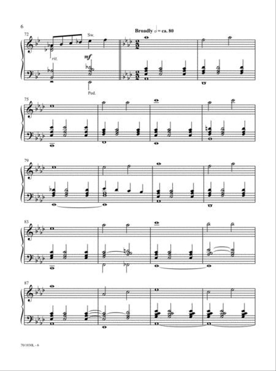 Easy Organ Library, Vol. 58 Organ Solo scores gallery preview page 6