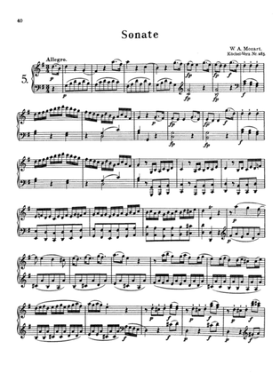 Mozart: Sonatas (Urtext)