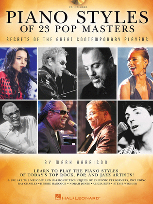 Book cover for Piano Styles of 23 Pop Masters