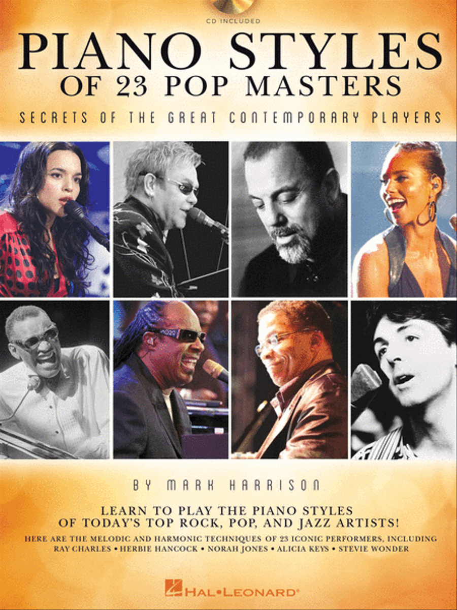 Book cover for Piano Styles of 23 Pop Masters