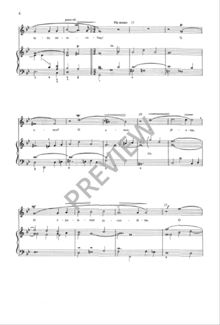 O mysterium ineffabile / Love Divine Unison Choir scores gallery preview page 6