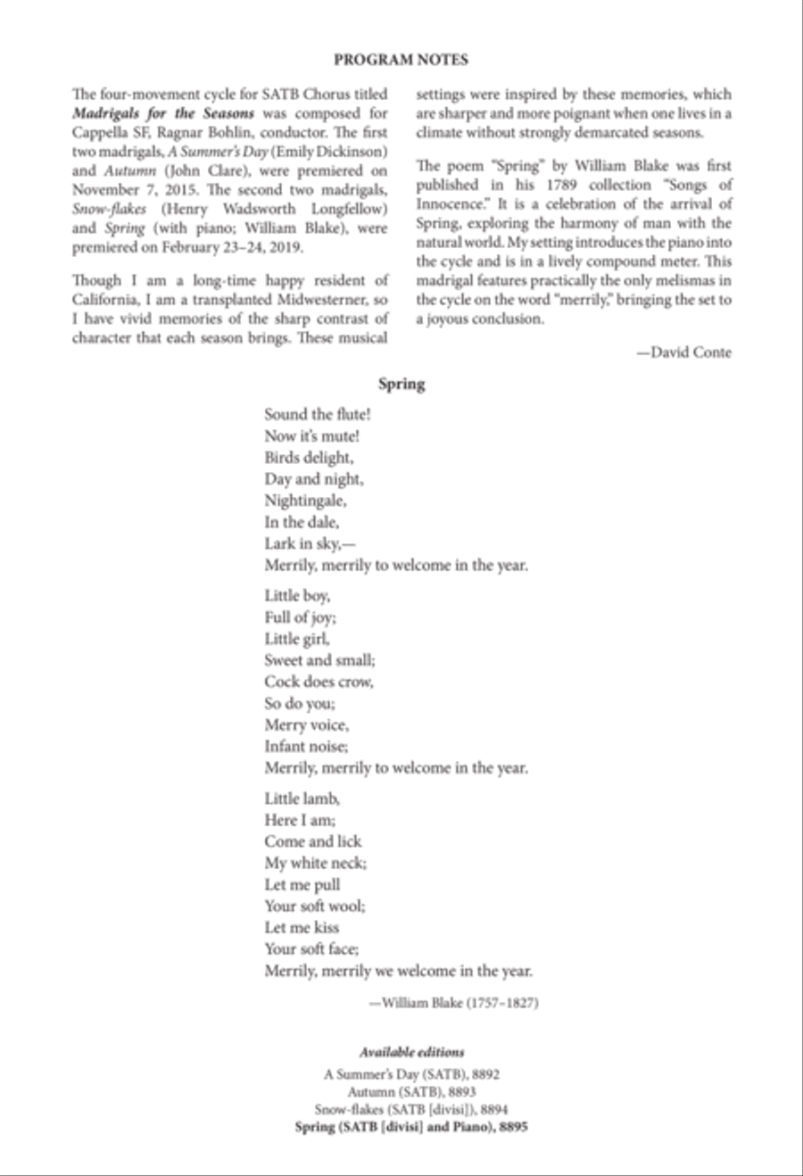 Spring Divisi scores gallery preview page 1