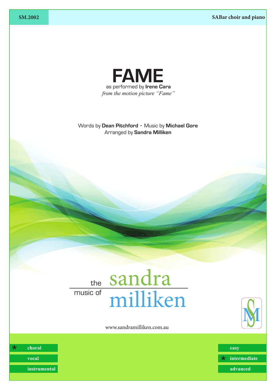 Fame 3-Part scores gallery preview page 1