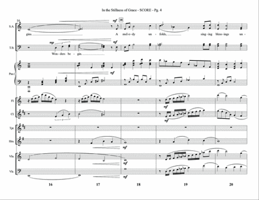 In the Stillness of Grace Piano Accompaniment scores gallery preview page 5