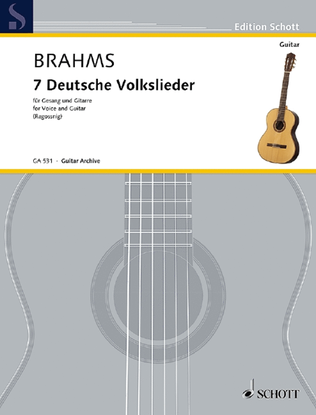 Book cover for 7 Deutsche Volkslieder