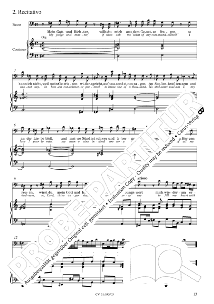 Lord Jesus Christ, in thee alone (Allein zu dir, Herr Jesu Christ) ATB scores gallery preview page 14