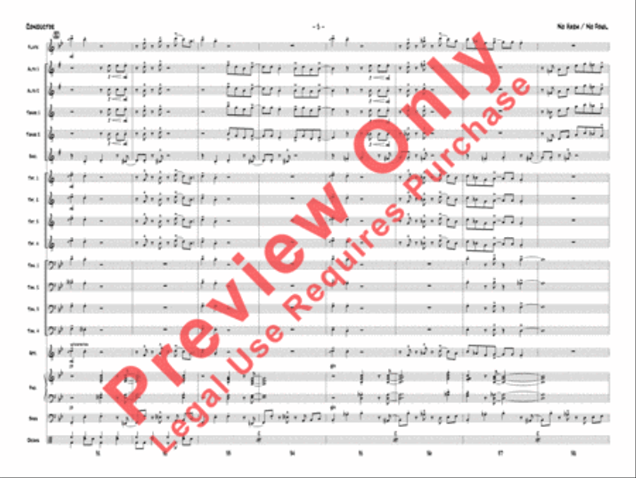 No Harm / No Fowl Jazz Ensemble scores gallery preview page 8