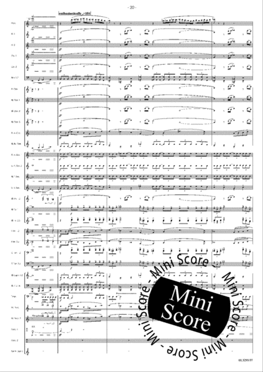Overture to Avalon Concert Band scores gallery preview page 26
