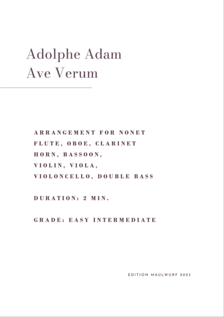 Ave Verum Ave Verum Bassoon scores gallery preview page 2
