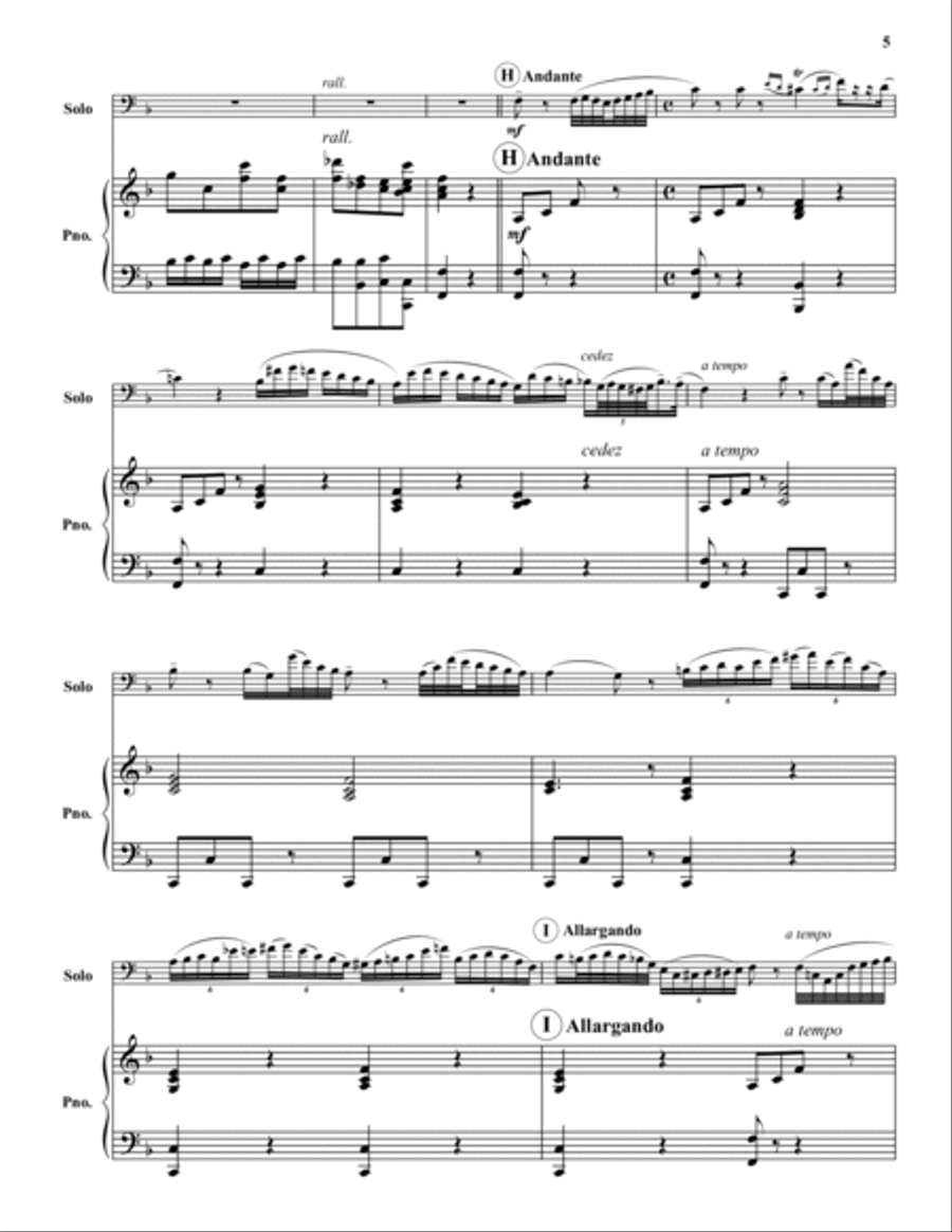 Bravura - Variations Euphonium scores gallery preview page 5