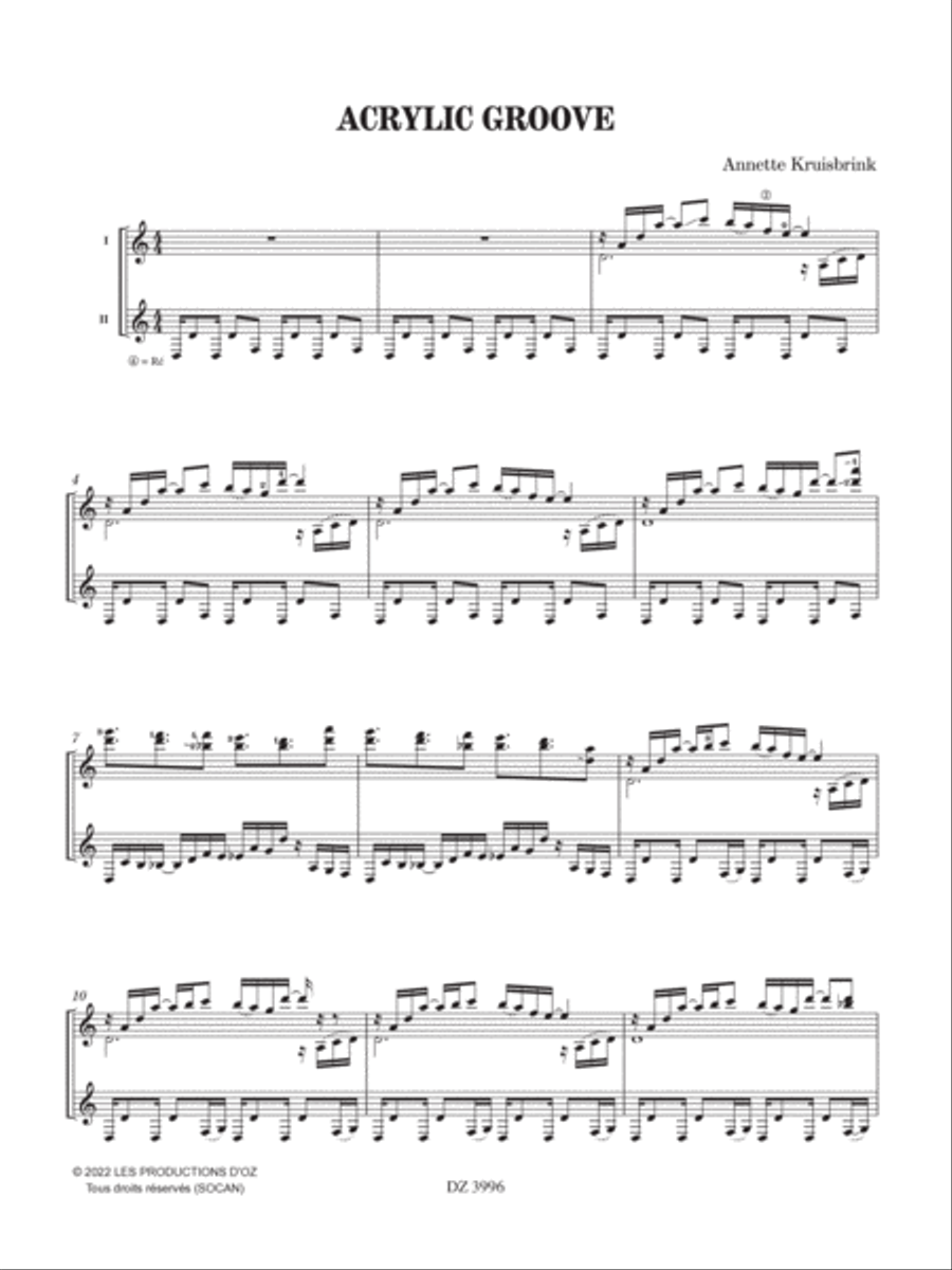 Acrylic Groove Acrylic Groove Classical Guitar scores gallery preview page 4