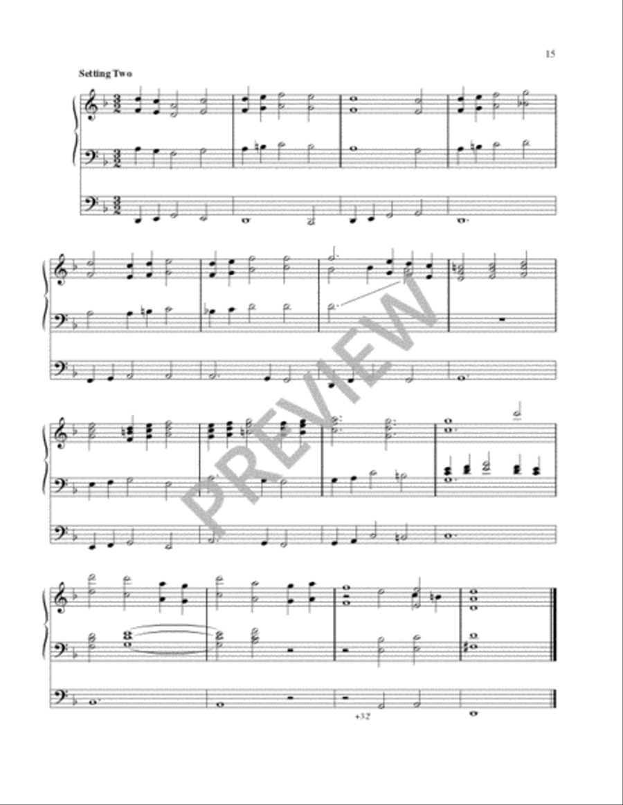 Hymn Harmonizations for Organ - Volume 4 Organ scores gallery preview page 17