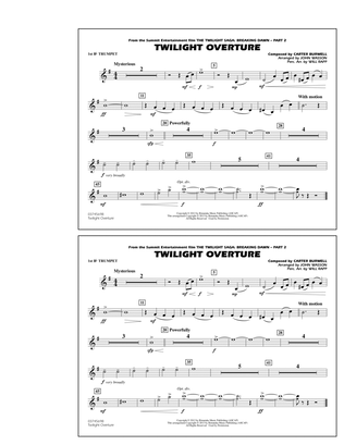 Twilight Overture - 1st Bb Trumpet