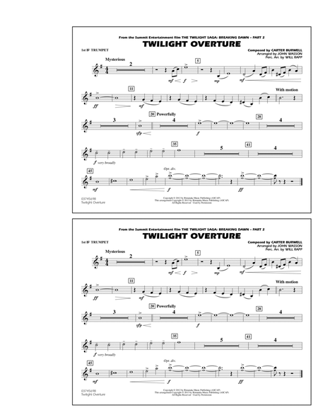 Twilight Overture - 1st Bb Trumpet