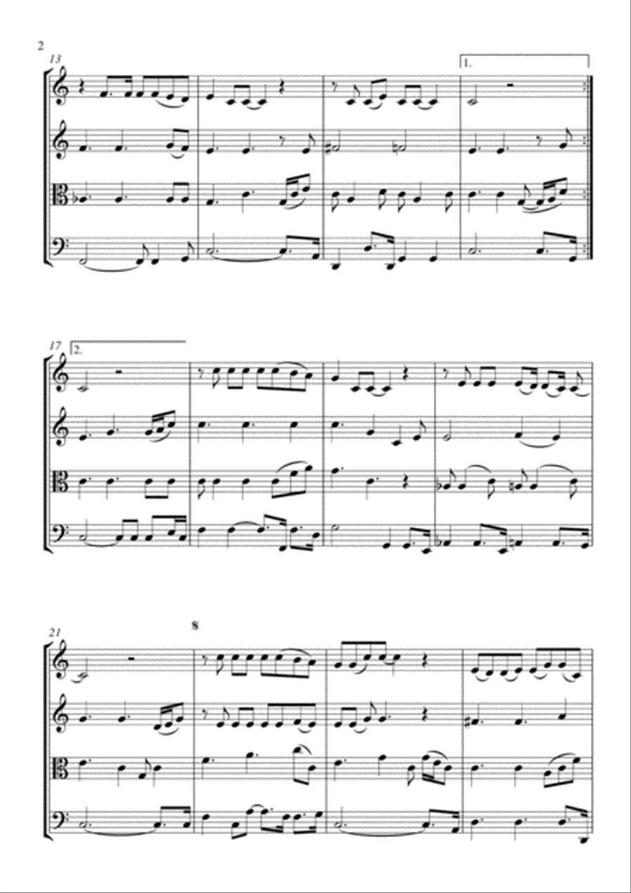 To Make You Feel My Love To Make You Feel My Love String Quartet scores gallery preview page 2