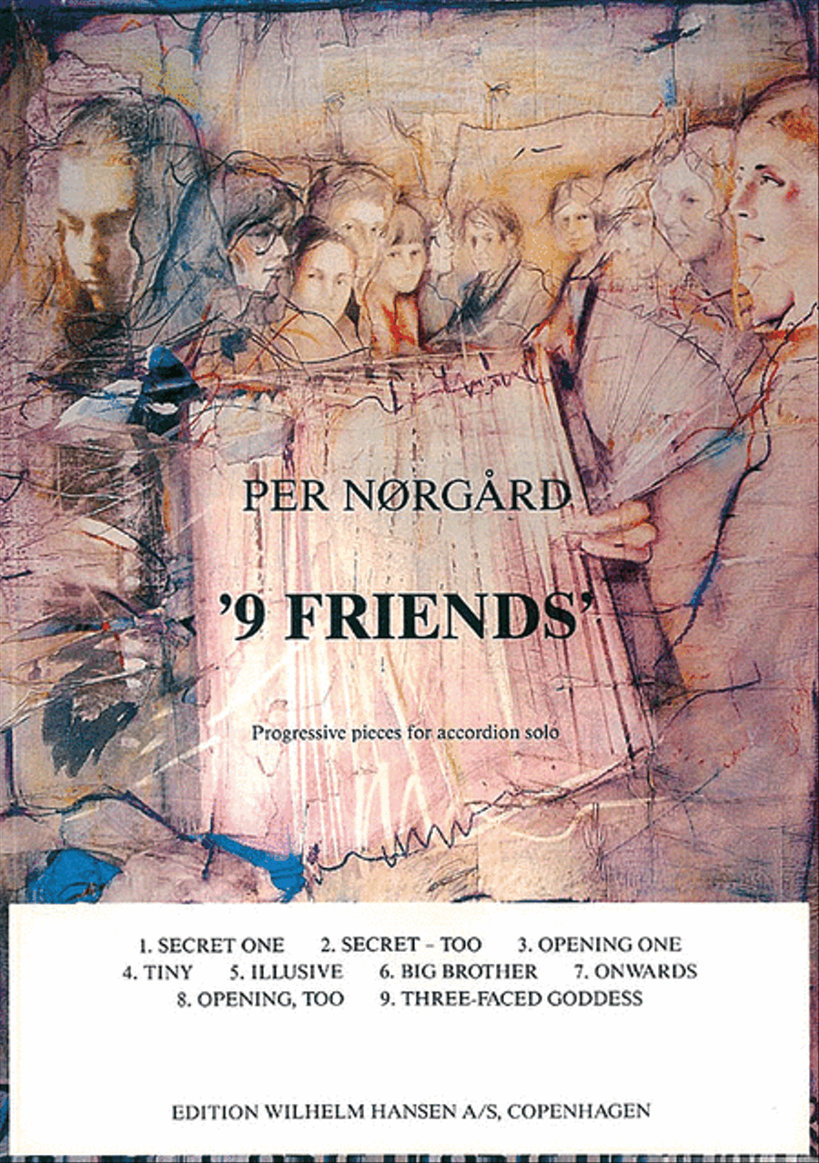 Per Norgard: Nine Friends Accordion scores gallery preview page 1