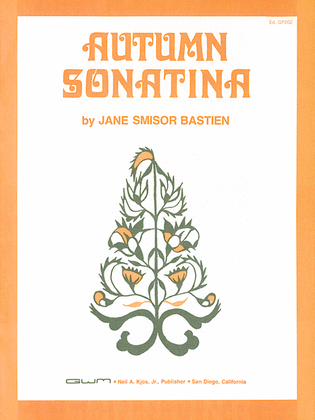 Book cover for Autumn Sonatina