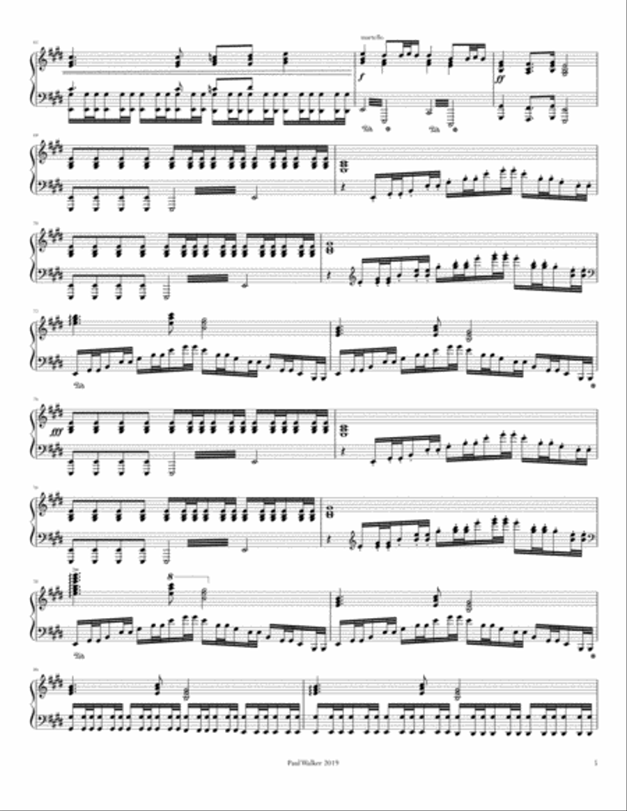 Piano Sonata No. 1 Op. 18 in E major (Spring) Piano Solo scores gallery preview page 5
