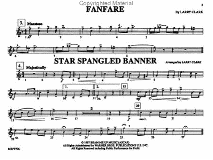 All-Star Celebration Pak - 1st Bb Trumpet Marching Band scores gallery preview page 2