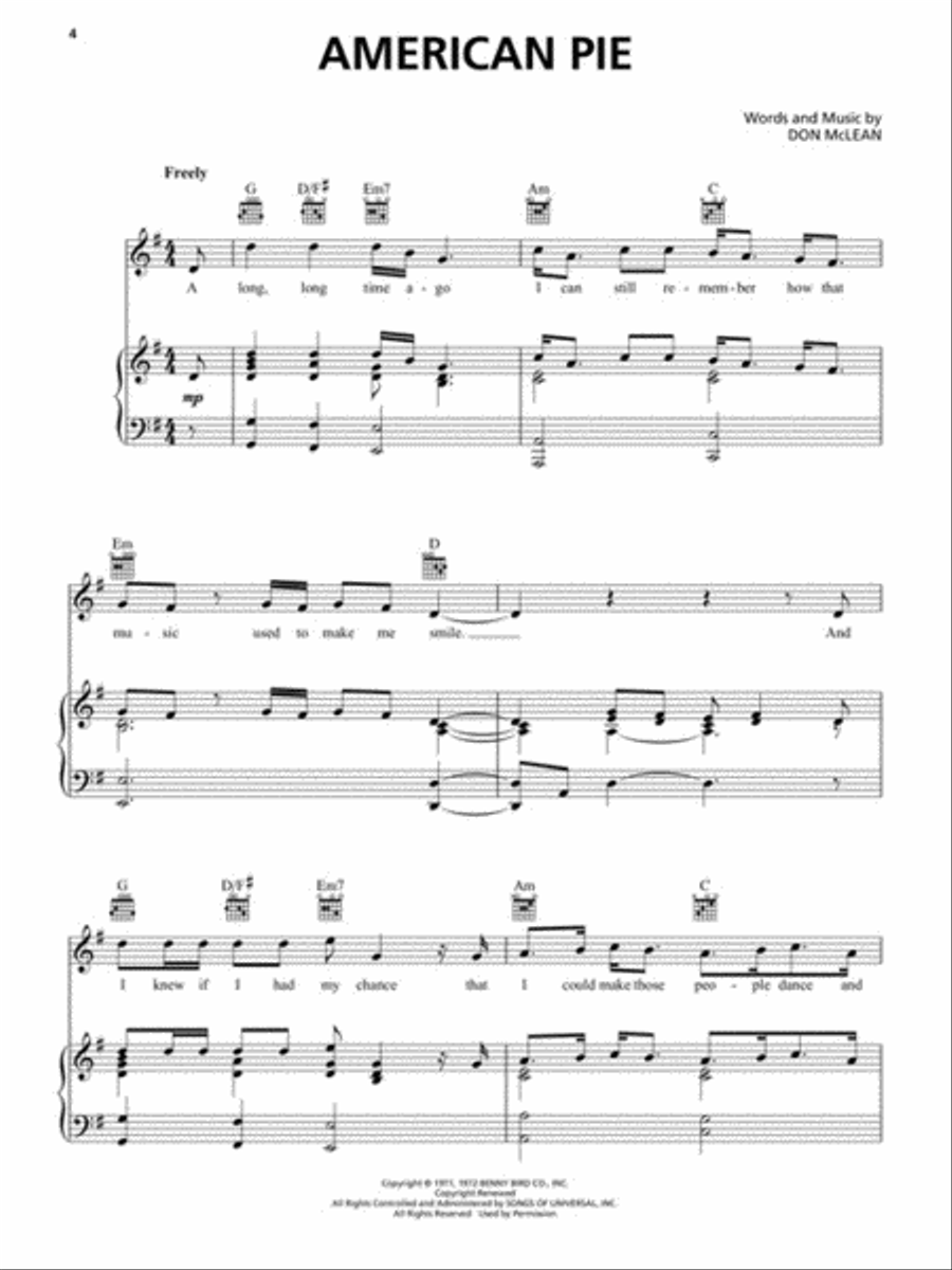Acoustic Classics - 2nd Edition Piano, Vocal, Guitar scores gallery preview page 3