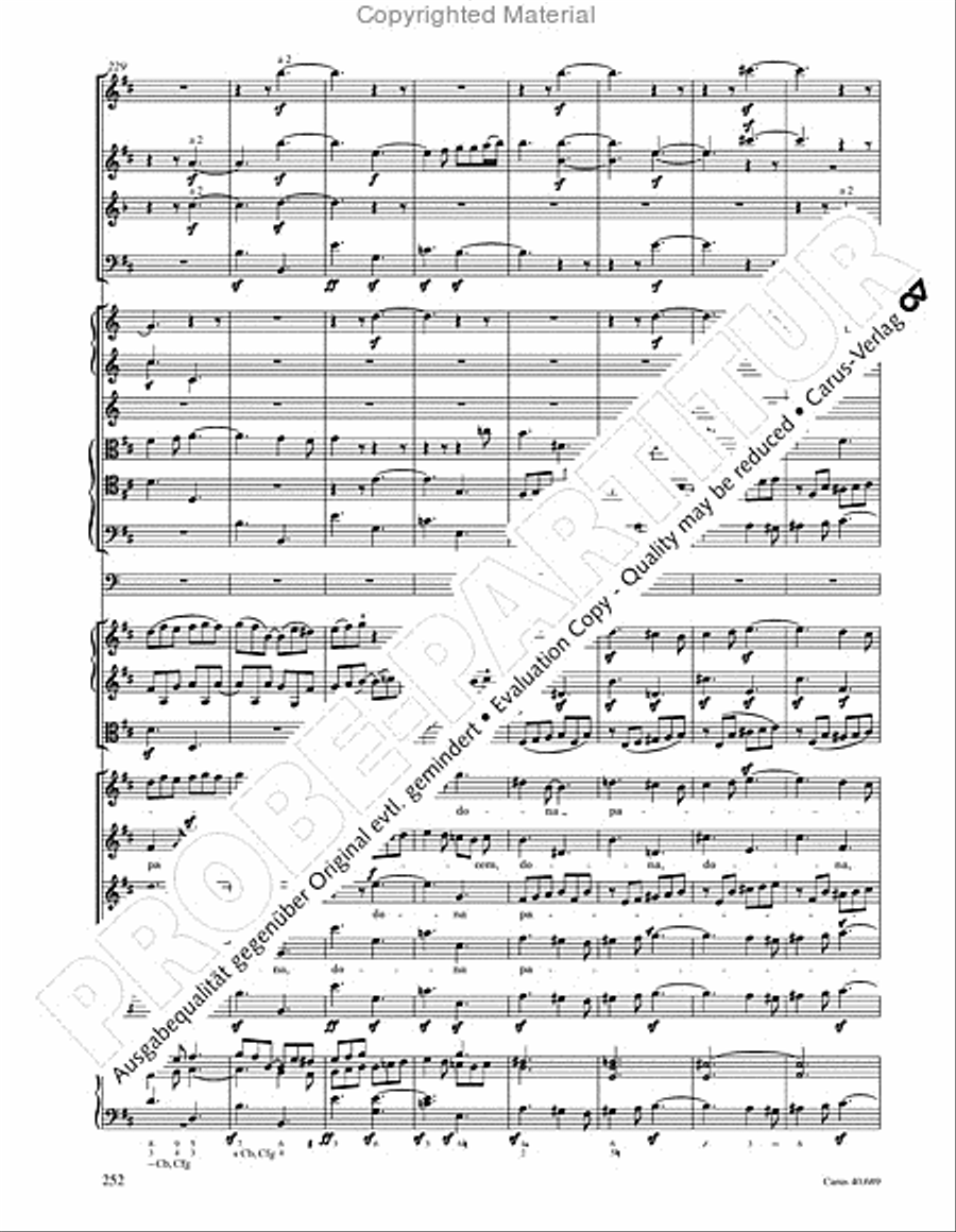 Missa solemnis Missa solemnis 4-Part scores gallery preview page 268