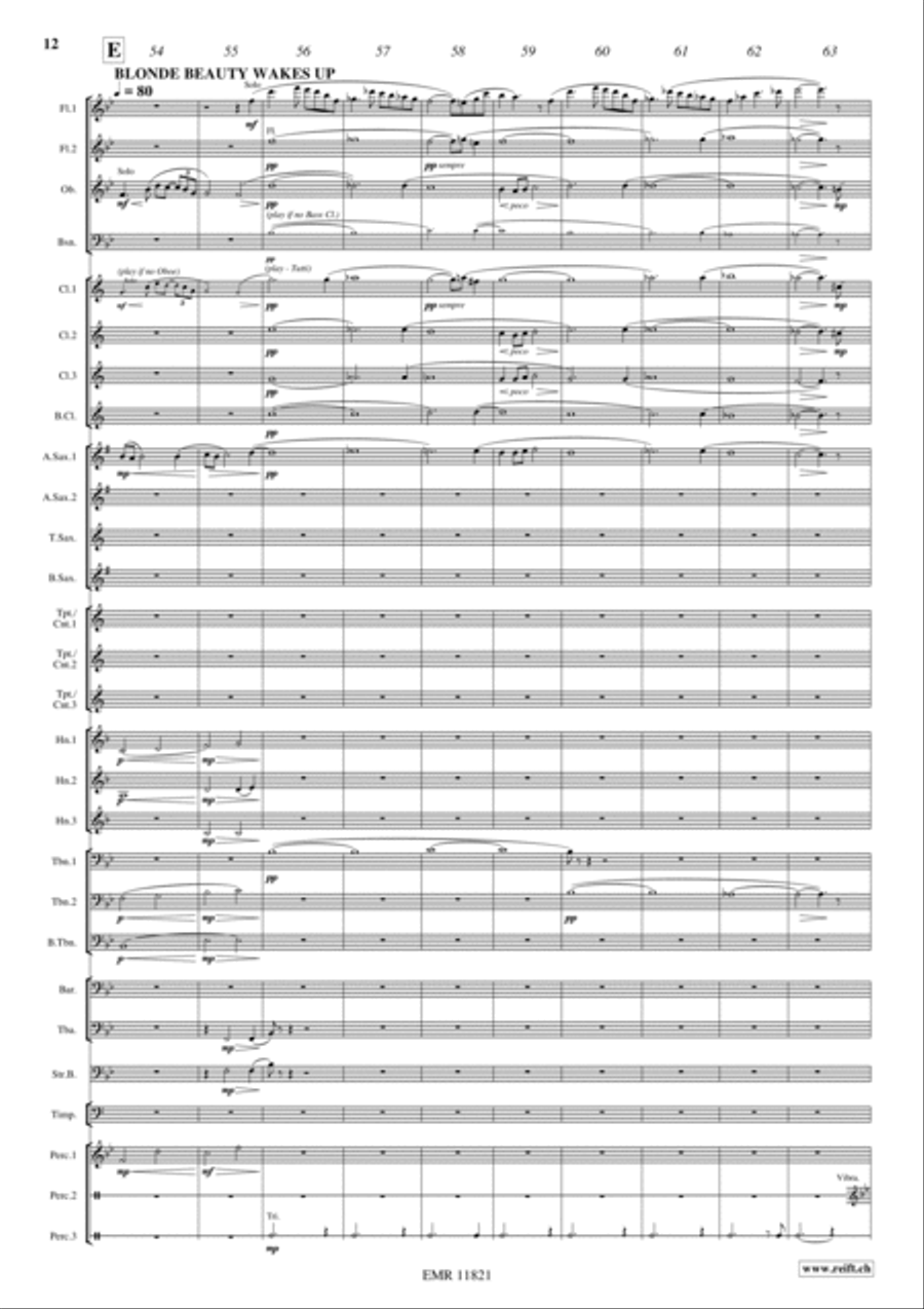 King Solomon's Mines Concert Band scores gallery preview page 13