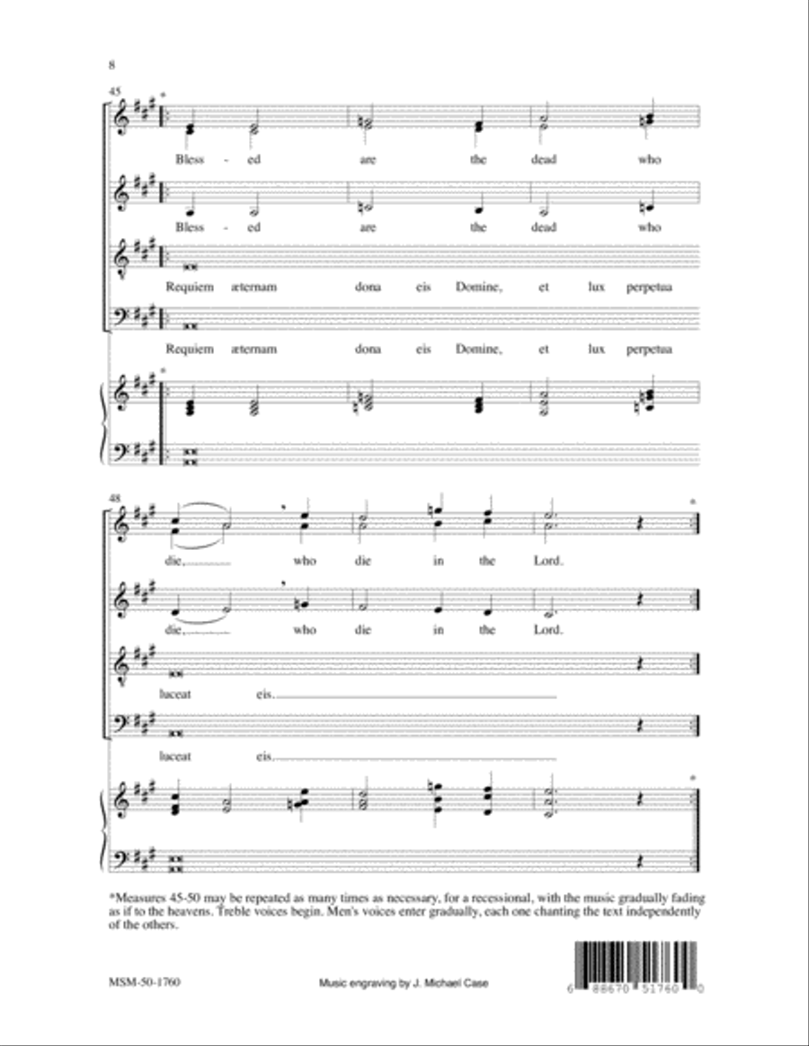 Blessed Are the Dead Divisi scores gallery preview page 5