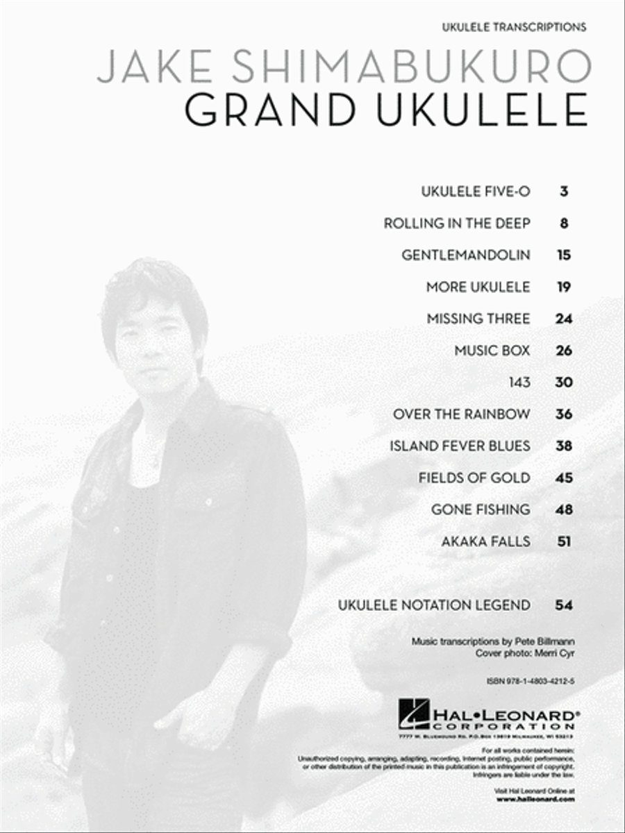 Jake Shimabukuro – Grand Ukulele Electric Guitar scores gallery preview page 2