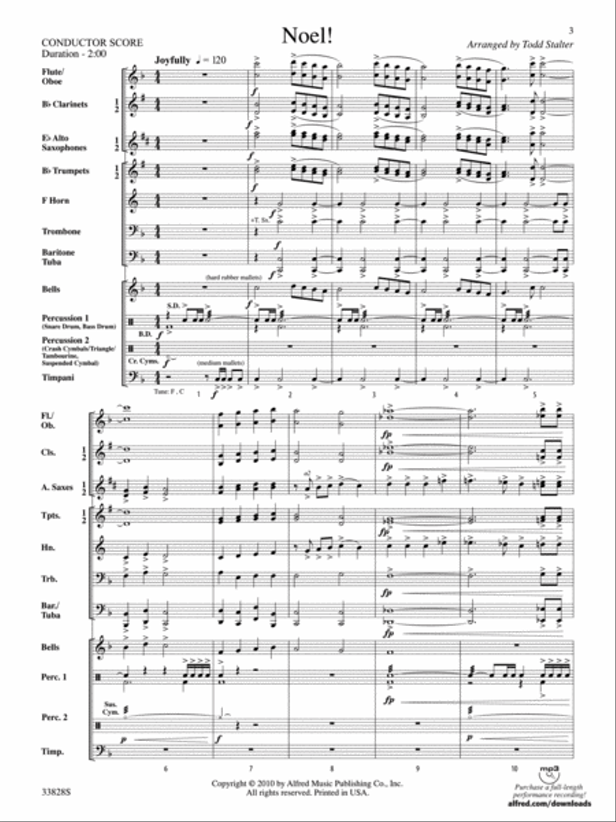 Noel! Concert Band scores gallery preview page 2