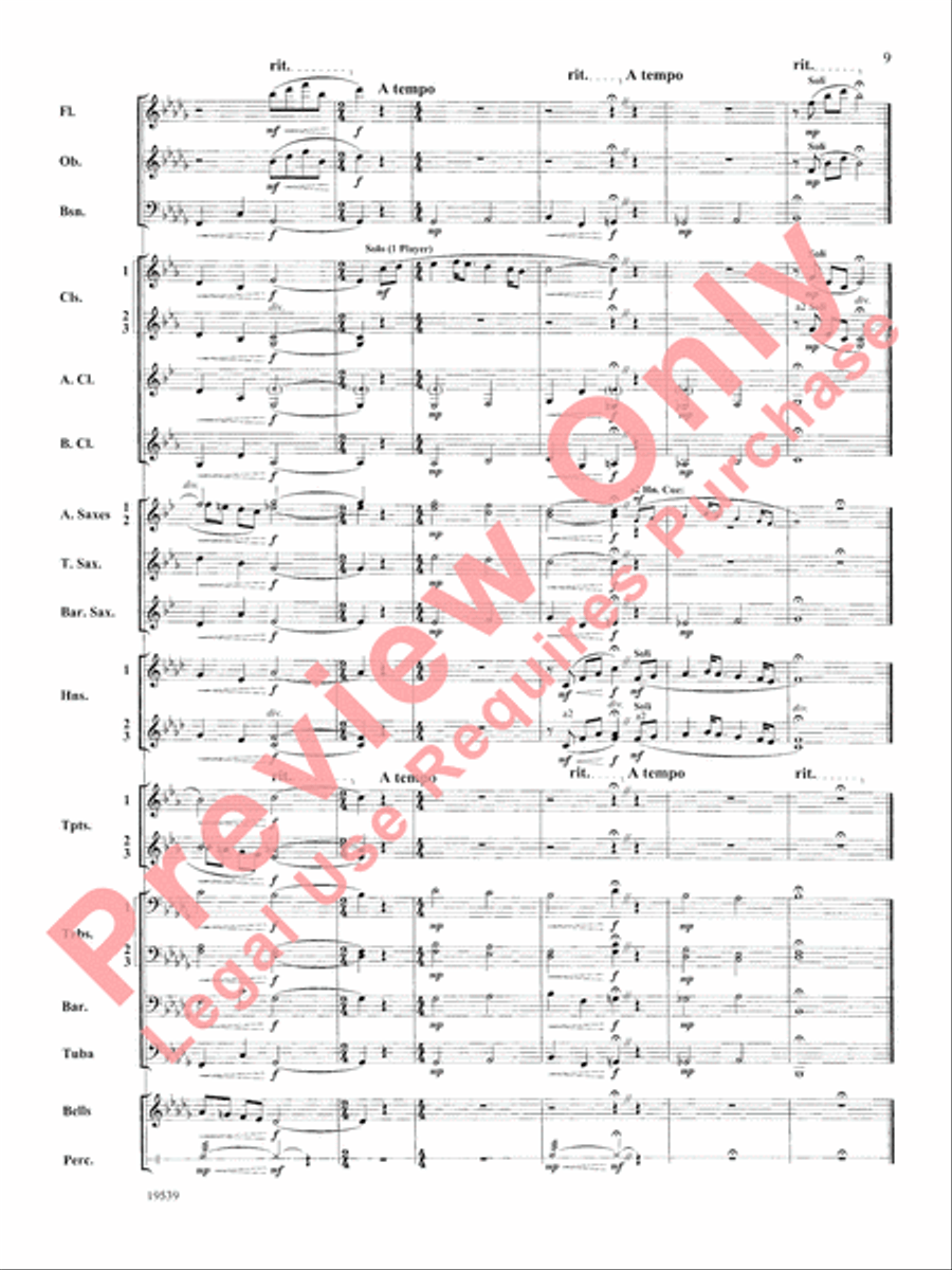 Two Irish Sketches Two Irish Sketches Concert Band scores gallery preview page 10