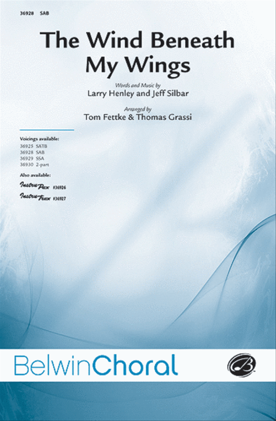 The Wind Beneath My Wings 3-Part scores gallery preview page 1