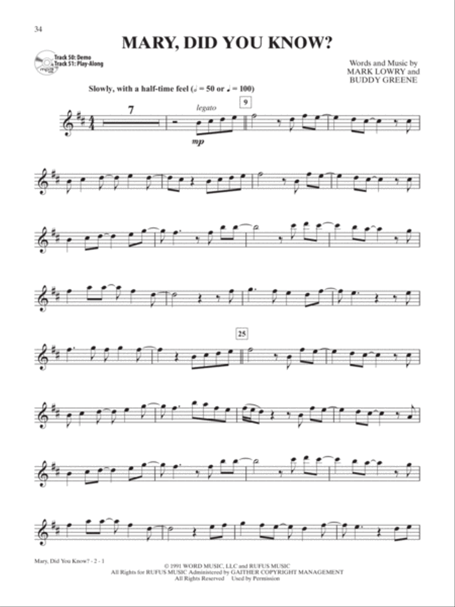 Ultimate Christmas Instrumental Solos Alto Saxophone scores gallery preview page 11