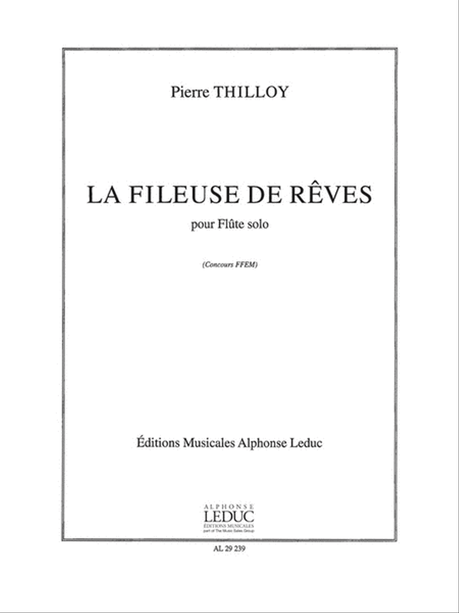 La Fileuse De Reves (flute Solo) Flute Solo scores gallery preview page 1