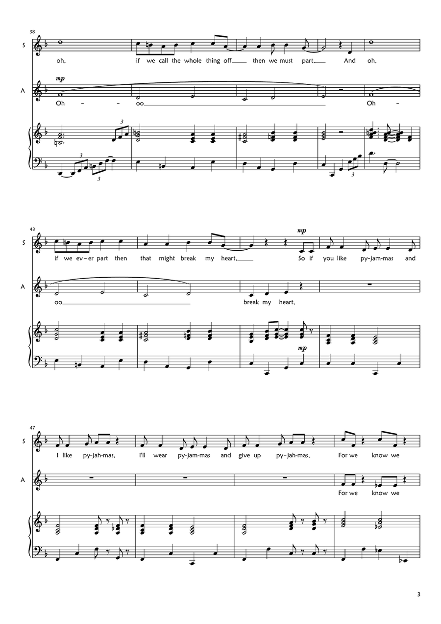 Let's Call The Whole Thing Off SA scores gallery preview page 3