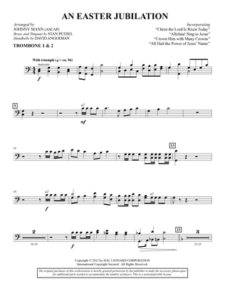 Book cover for An Easter Jubilation - Trombone 1 & 2