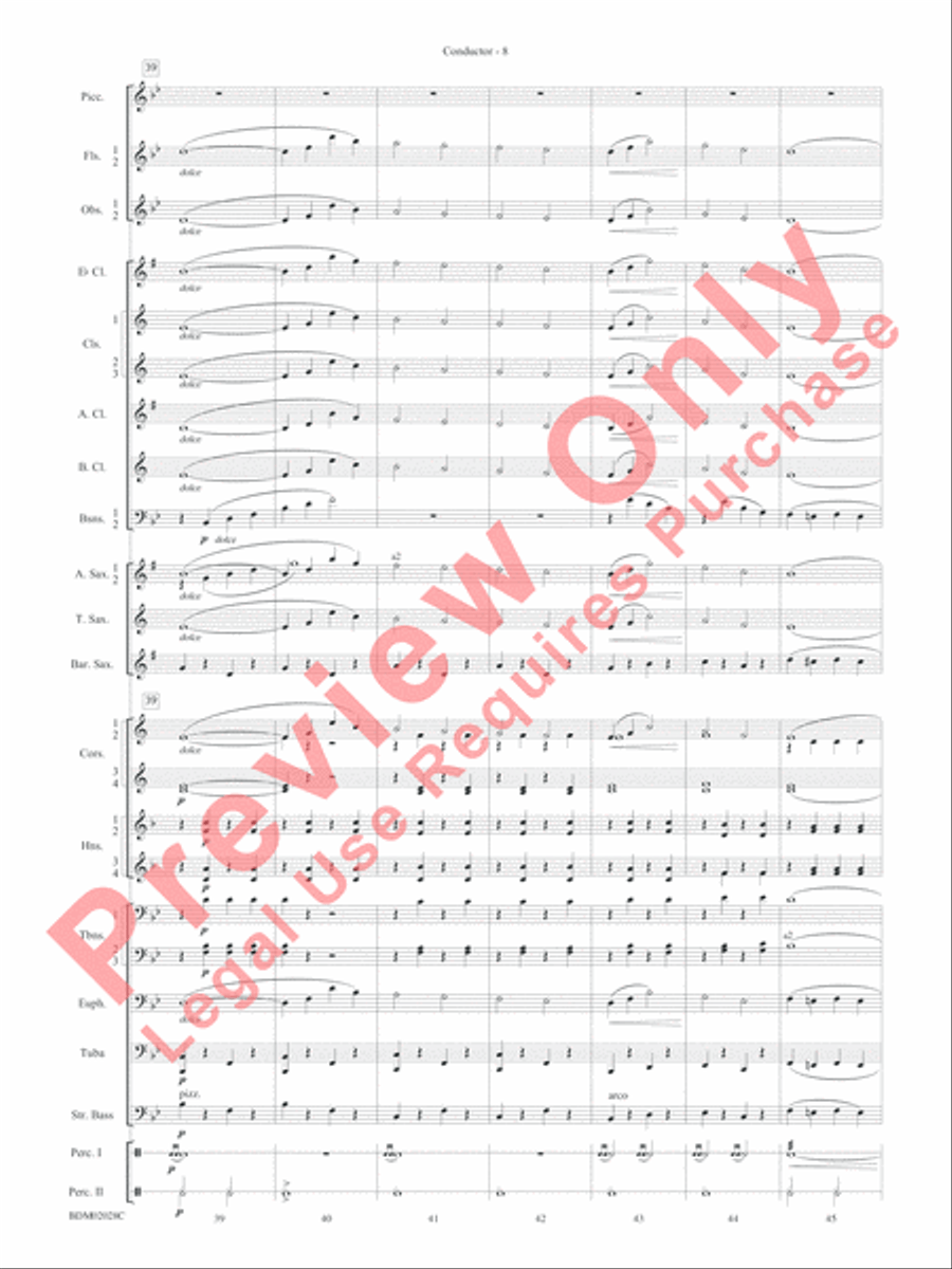 Golden Jubilee Concert Band scores gallery preview page 11
