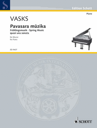 Book cover for Pavasara Muzika (Spring Music)
