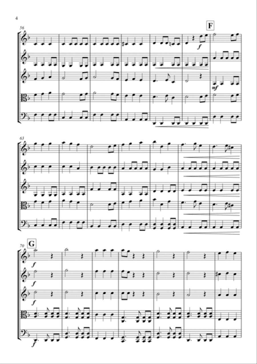 Pirates Of The Caribbean String Orchestra scores gallery preview page 6
