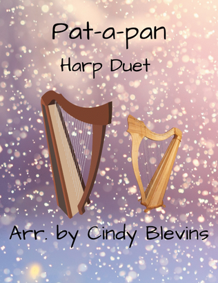 Book cover for Pat-a-pan, for Harp Duet