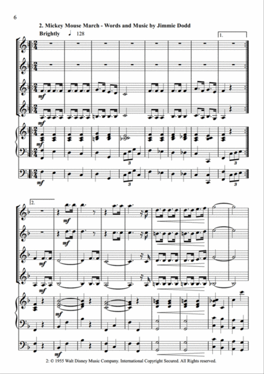 A Small World Medley Set of Parts scores gallery preview page 6