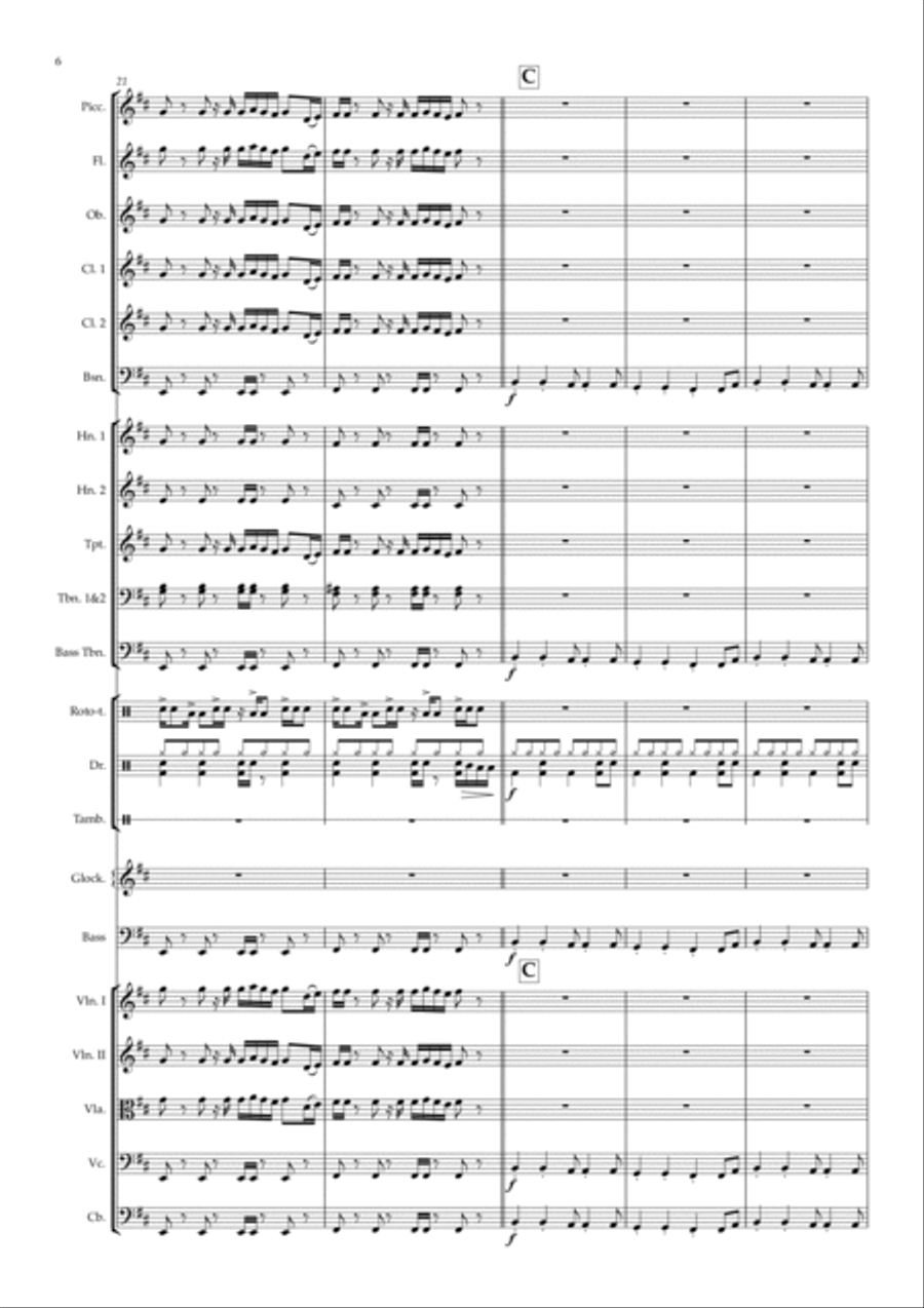 Rasputin Rasputin Full Orchestra scores gallery preview page 6