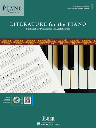 Book cover for Adult Piano Adventures Literature for the Piano Book 1
