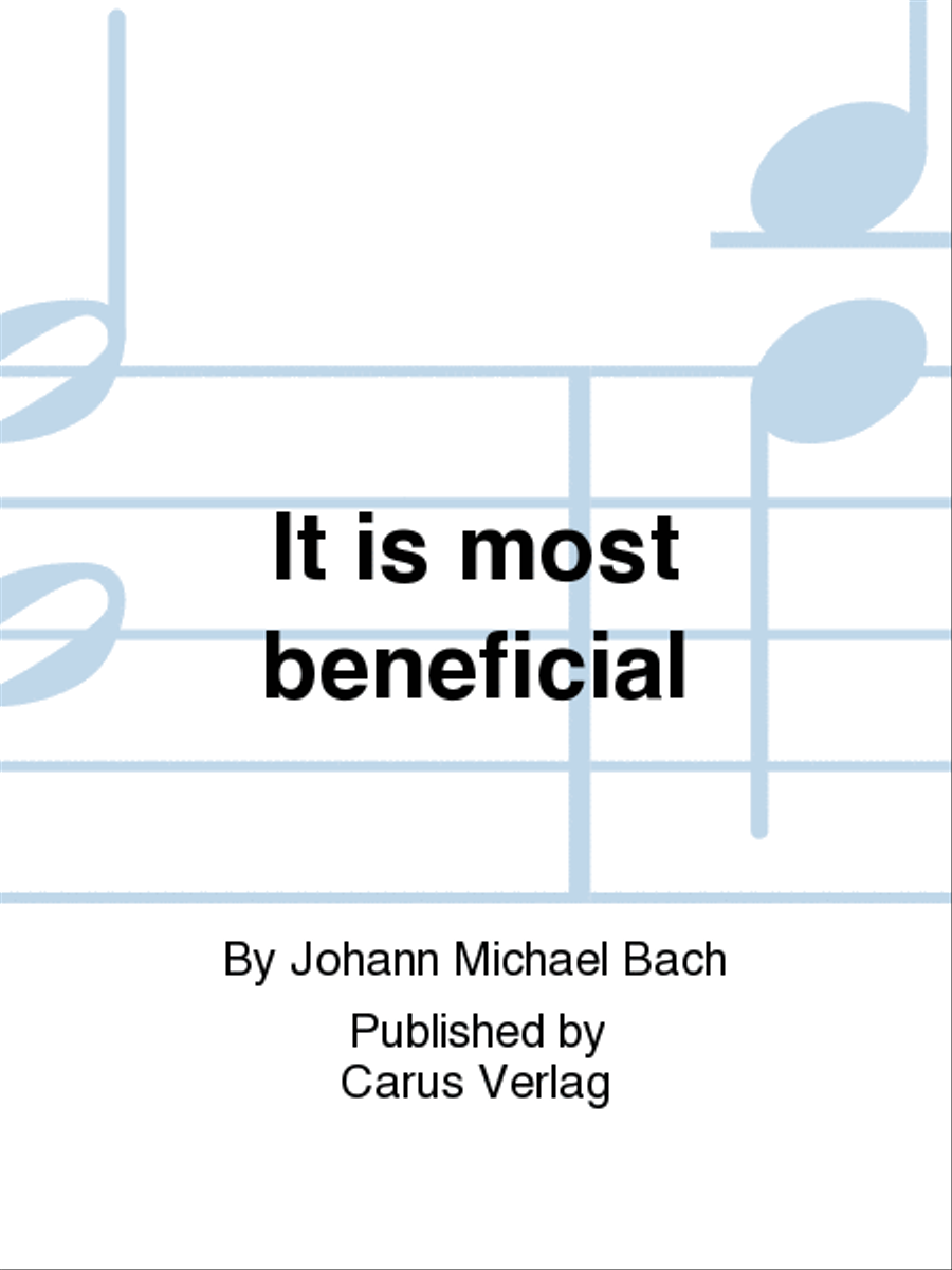 It is most beneficial (Es ist ein grosser Gewinn) Soprano Voice scores gallery preview page 1