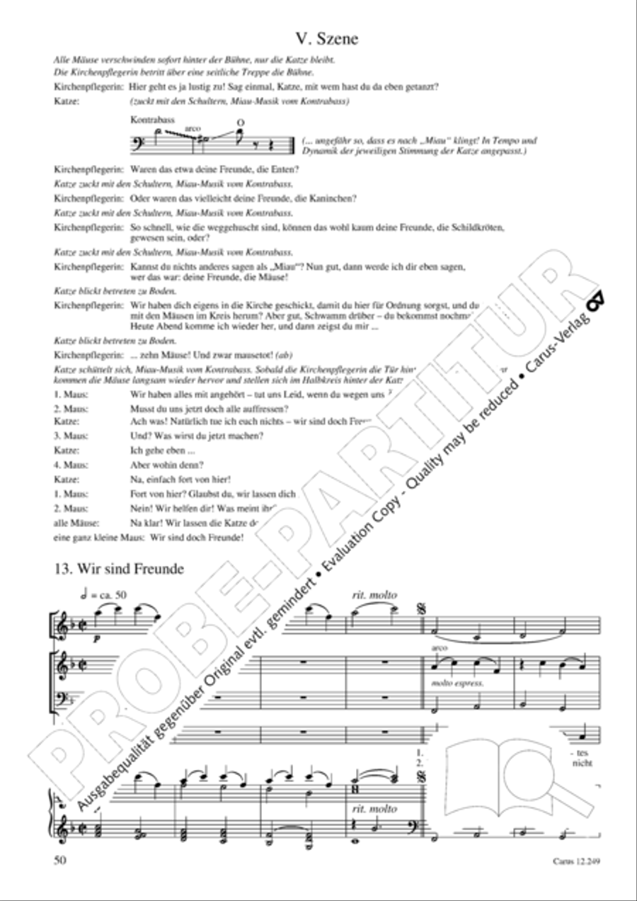 Mause in der Michaelskirche 4-Part scores gallery preview page 51