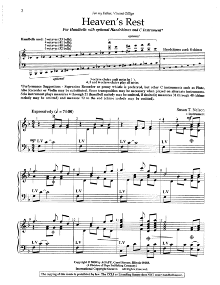 Heaven's Rest 5-Octaves scores gallery preview page 8