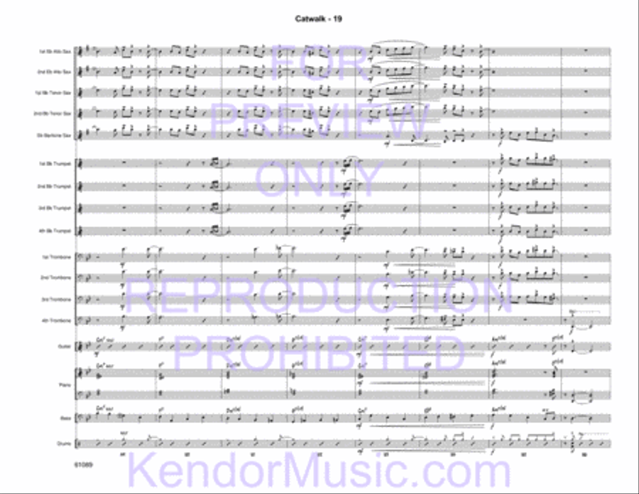 Catwalk Jazz Ensemble scores gallery preview page 21